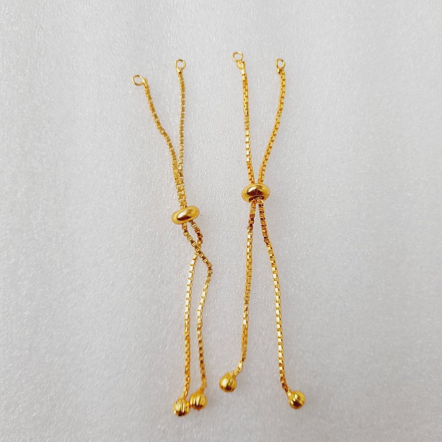 Gold metal braclet back chain - Set Of 2 Bestow Charms