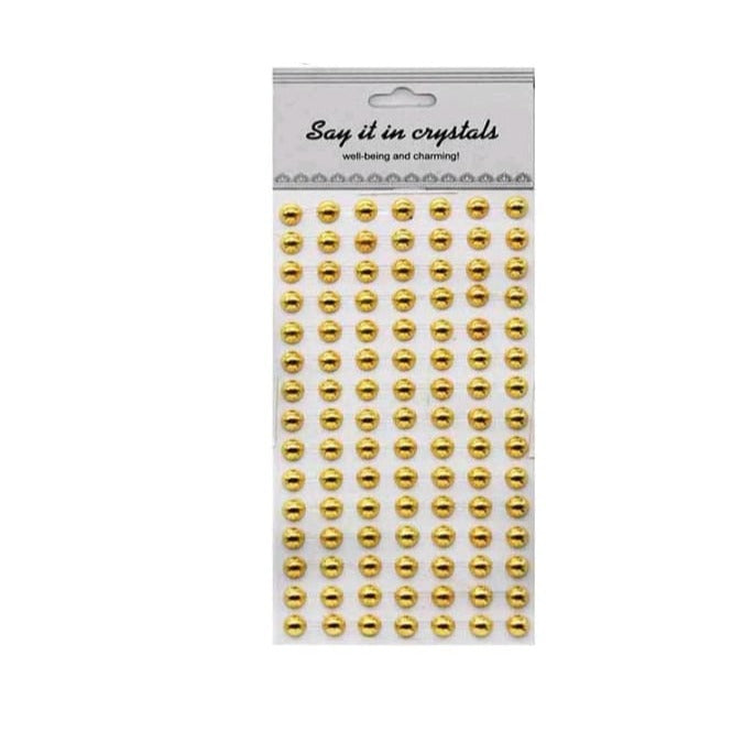 Gold round stickers - 0.5mm