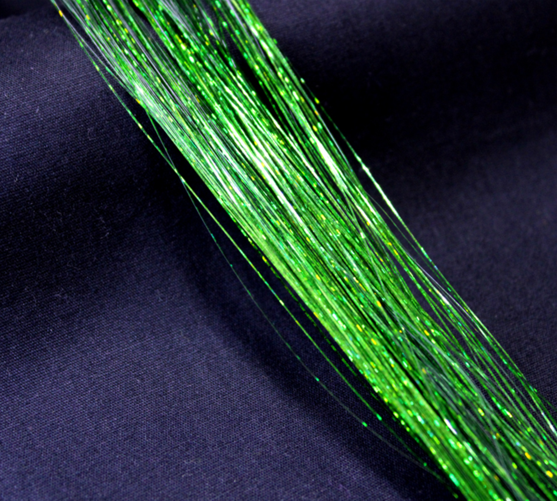 Green Tinsel | Glittering Holographic Effects Green Tinsel Bestow Charms