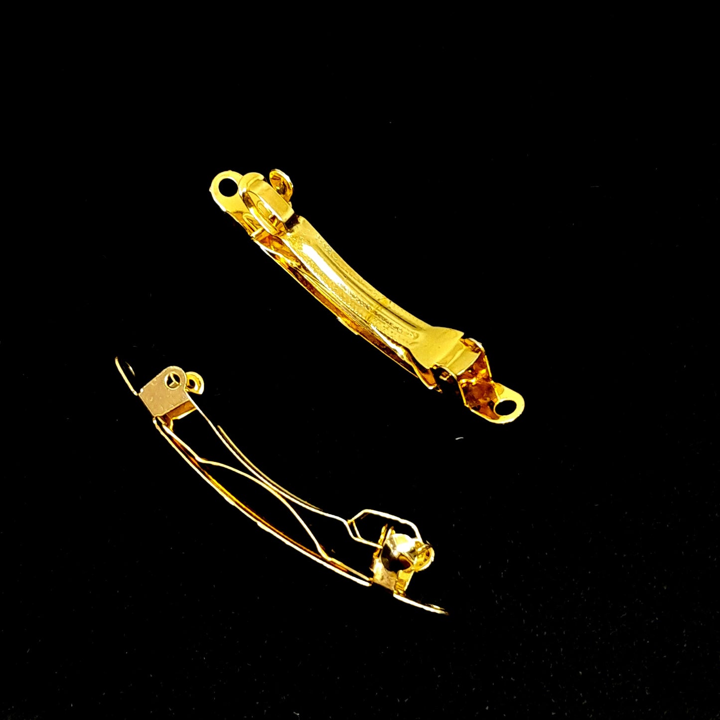 Hair Clip Base - Gold