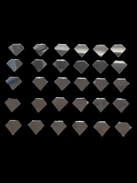 Half diamond mirror 2cm - 10g