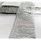 Hanging silver jari lace - 1mtr