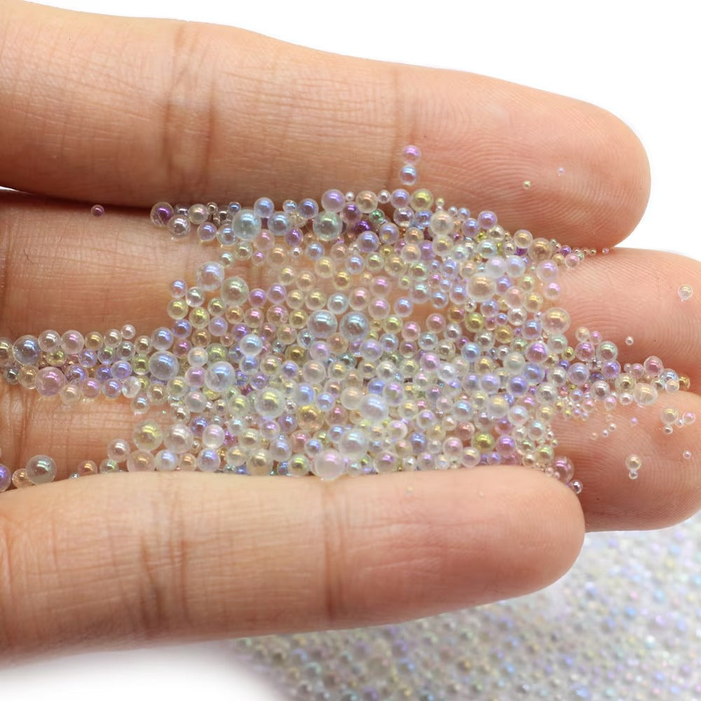 Hole less Holographic Beads