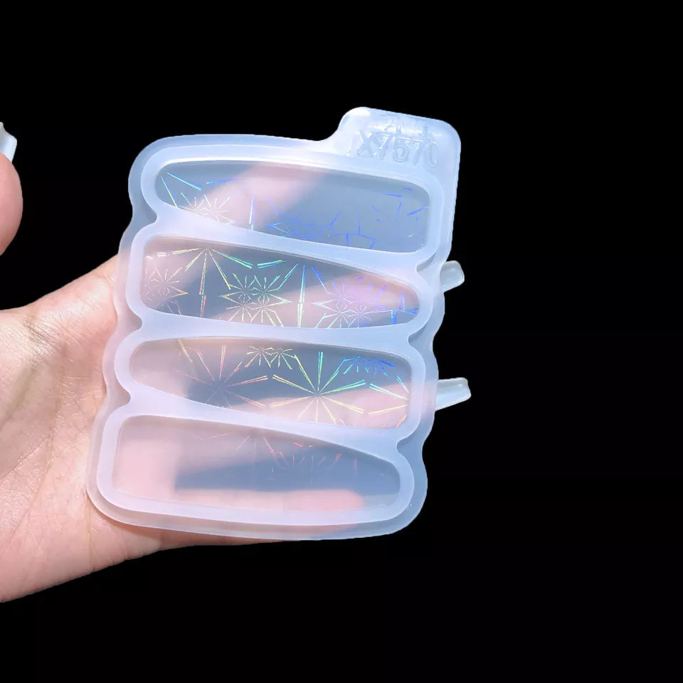 Holographic Hair Clip Molds Bestow Charms