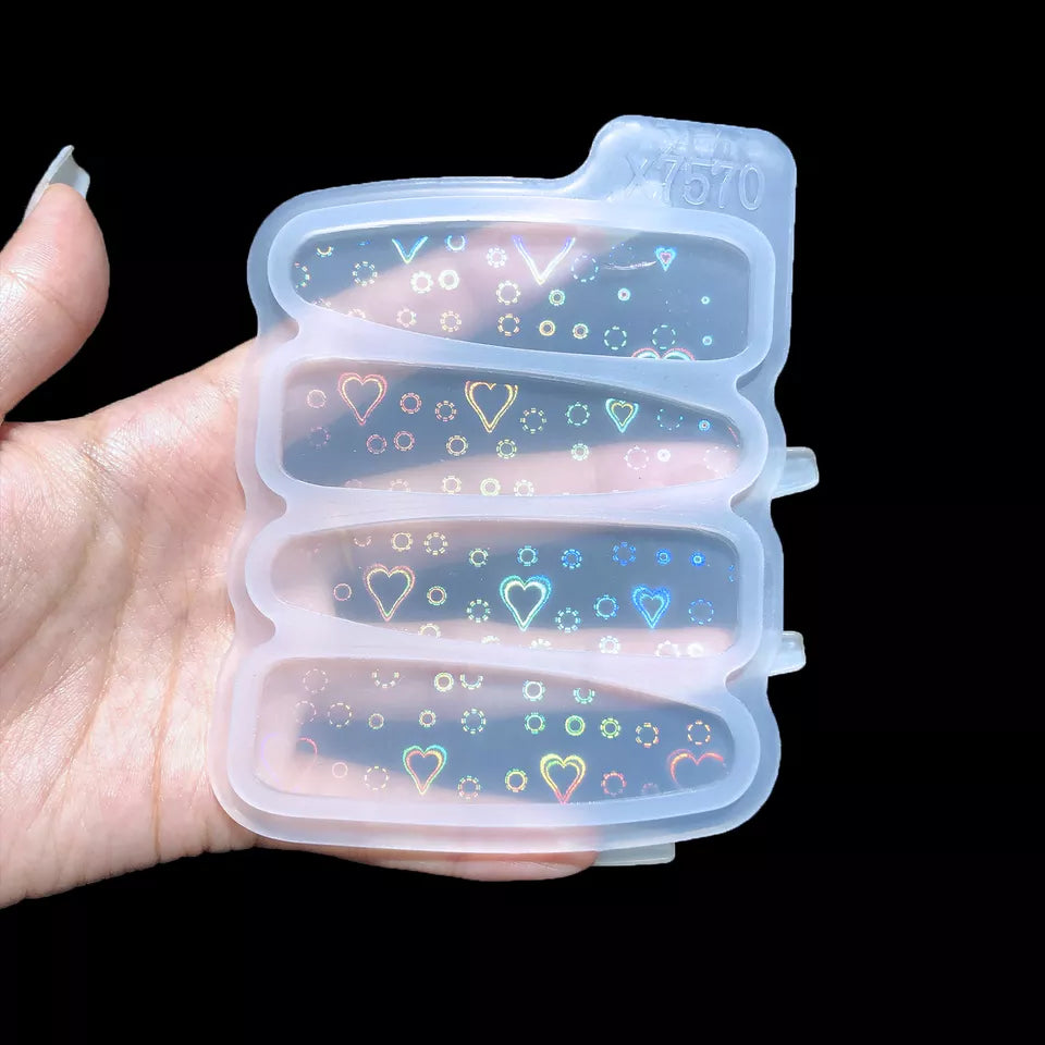 Holographic Hair Clip Molds Bestow Charms