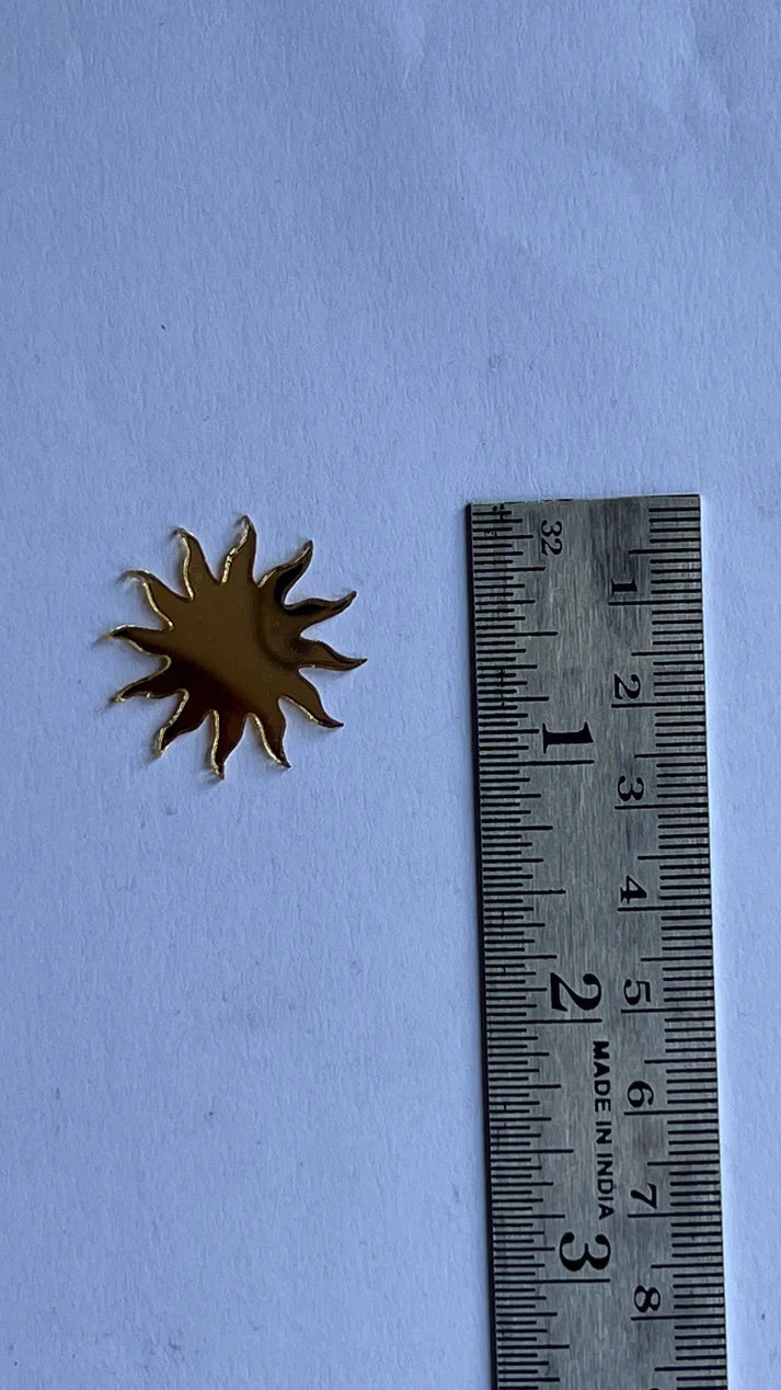 Gold Acrylic Mirror - Sun