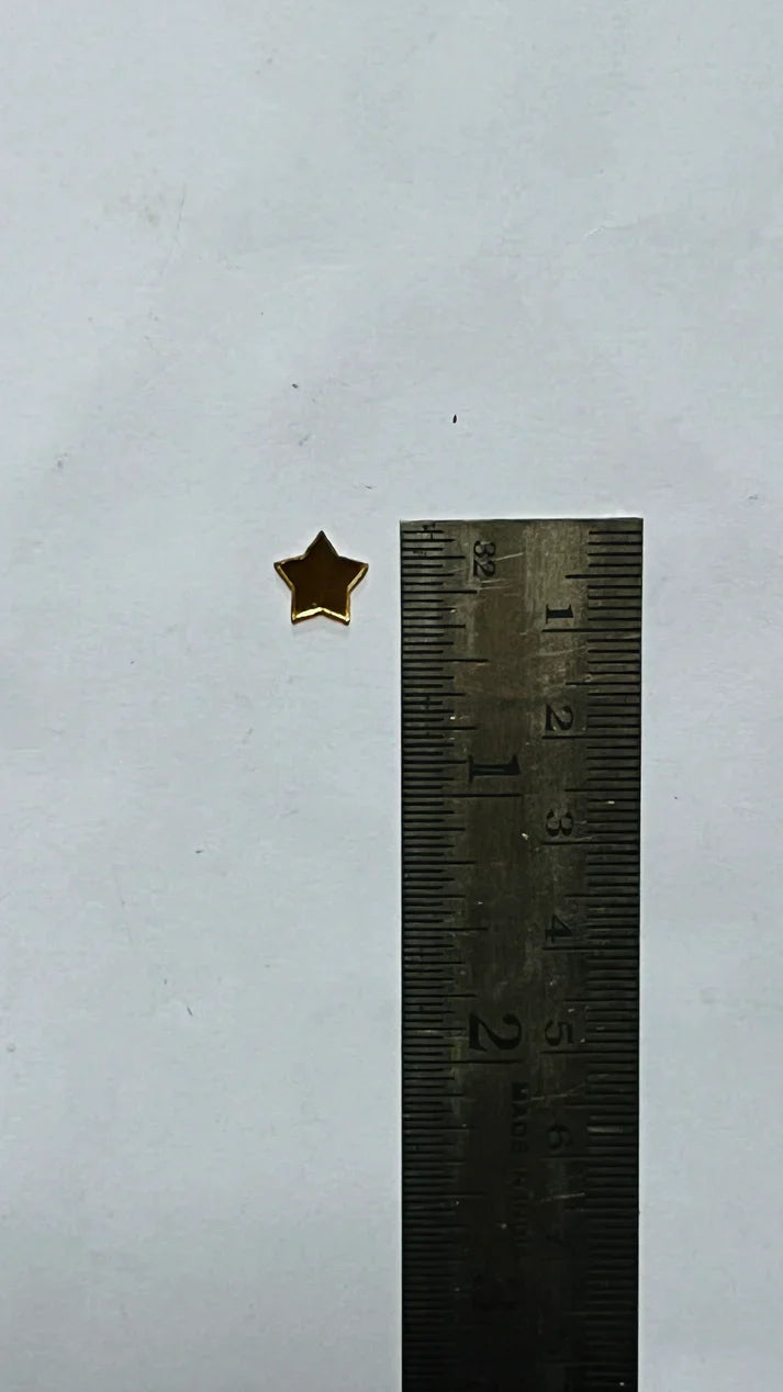 Gold Acrylic Mirror - Star