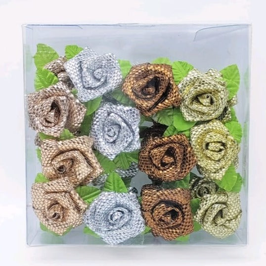 Jari  flowers multi color - 24pcs