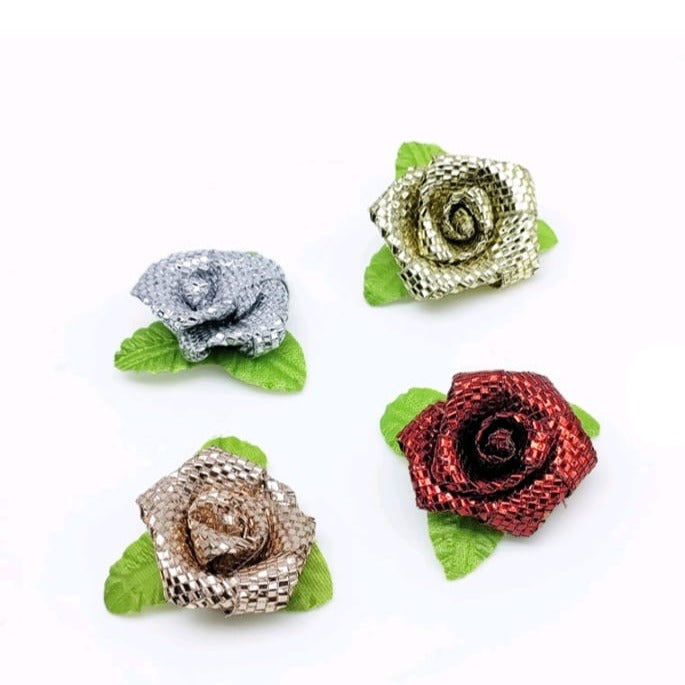 Jari  flowers multi color - 24pcs