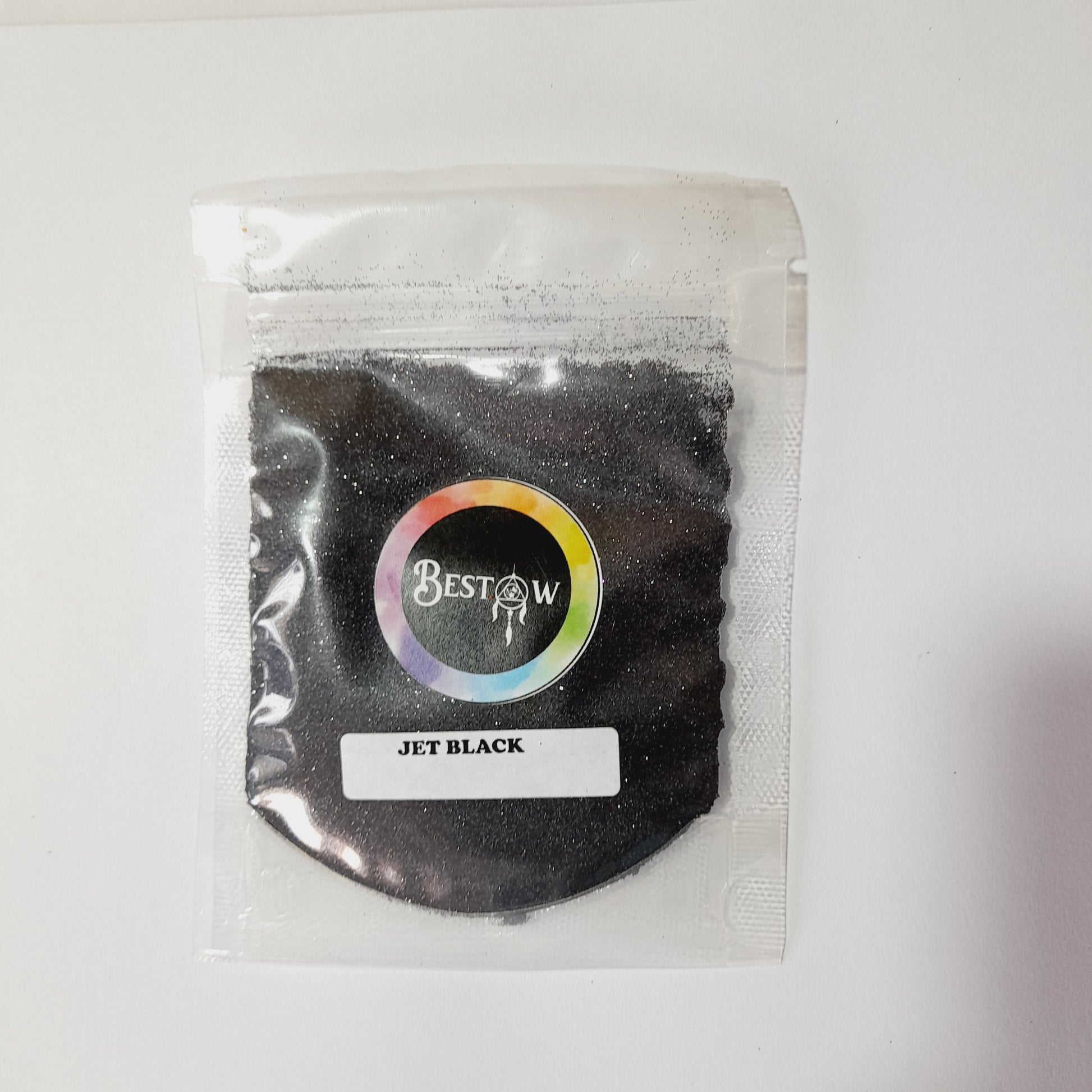Jet Black Pearl Shimmer Glitter - 20gms | Shimmer Glitters Bestow Charms