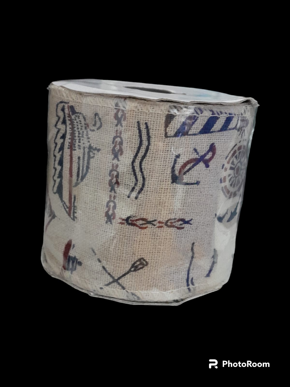 Jute Cloth Roll with Print