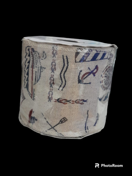 Jute Cloth Roll with Print