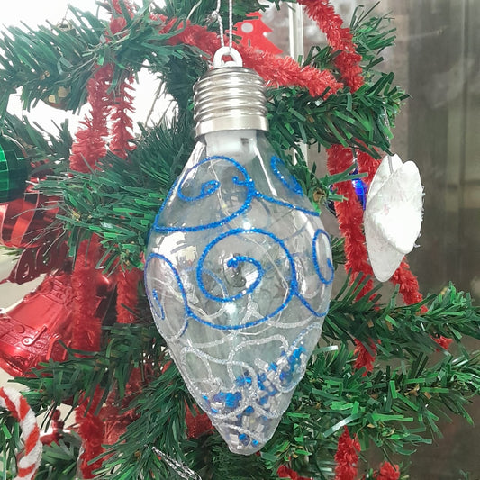 LED Bulb Ornament - 6"