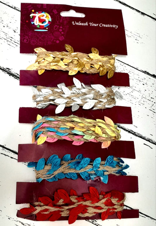 Leaf Lace set of 5 - 1m