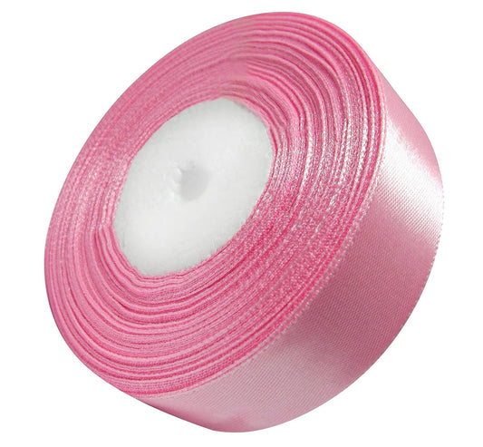 Light pink satin ribbon 1" - 1mtr