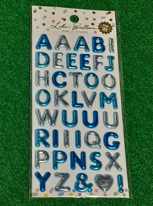 Like Balloon Stickers - Alphabets