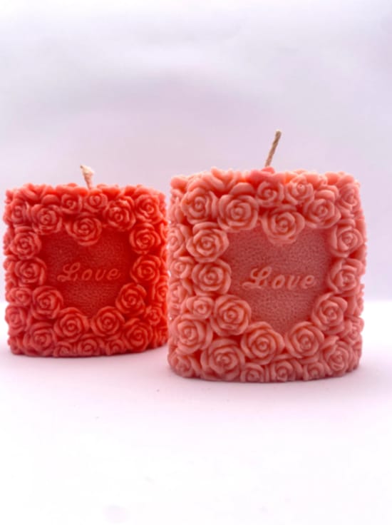 Love Rose Candle