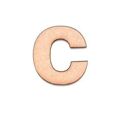MDF Alphabet Cut 6"