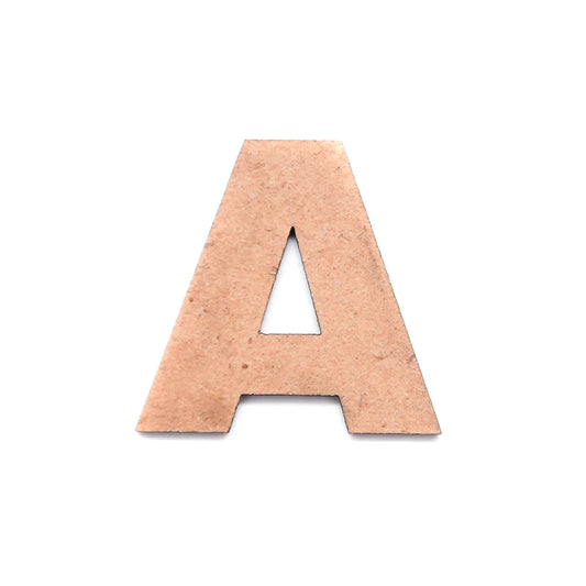 MDF Alphabet Cut 6"