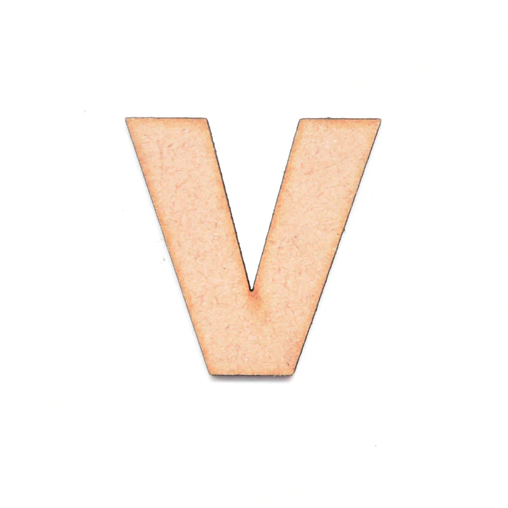 MDF Alphabet Cut 6"
