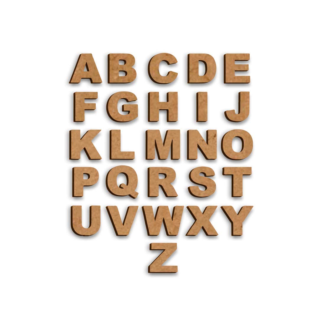 MDF Alphabet Set - 2"