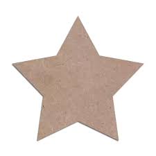 MDF Base - Star - Set of 2 - 4"