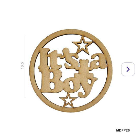 MDF Cut - Baby Announcements