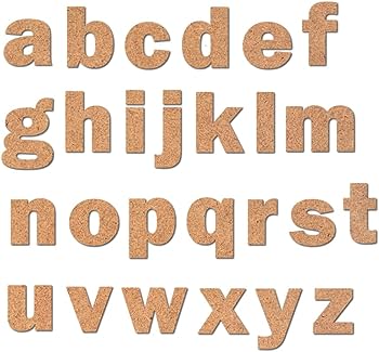 MDF Letters Set 4"