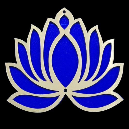 MDF Lotus Blue Set of 2