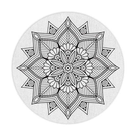Mandala Canvas for Painting and DIY - 10"