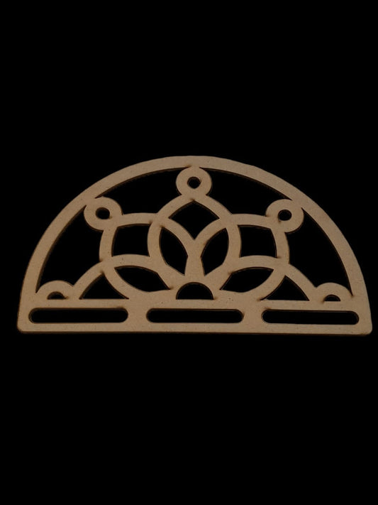 Mandala design macrame frame