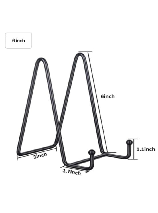 Metal Display Stand - Black 6"
