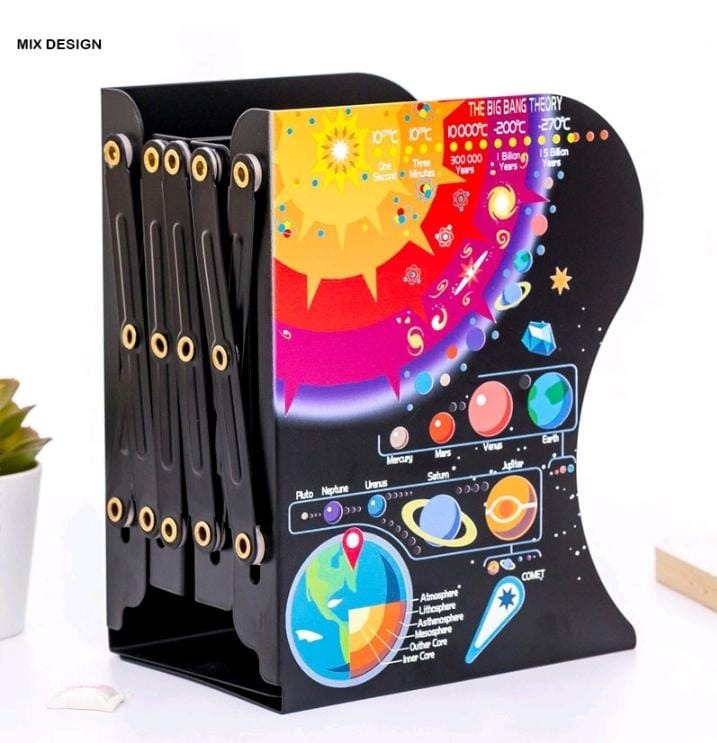 Metal Expandable Bookend Rack