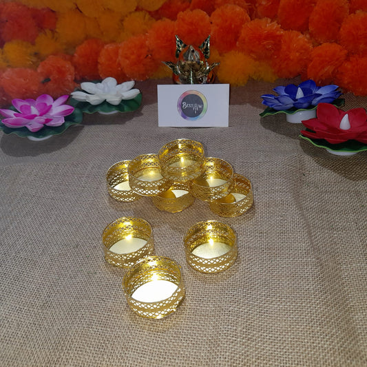 Metal T - light holder - Pack of 2