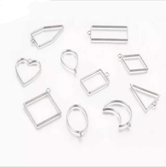 Open Bezel - Multi Shape - Set of 11 Bestow Charms