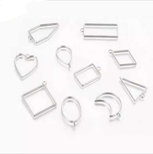 Open Bezel - Multi Shape - Set of 11 Bestow Charms