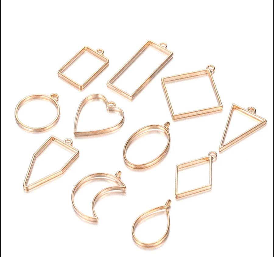 Open Bezel - Multi Shape - Set of 11 Bestow Charms