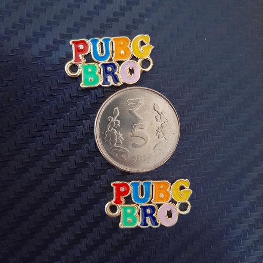 PUBG BRO Metal Charms - Set Of 2 Bestow Charms