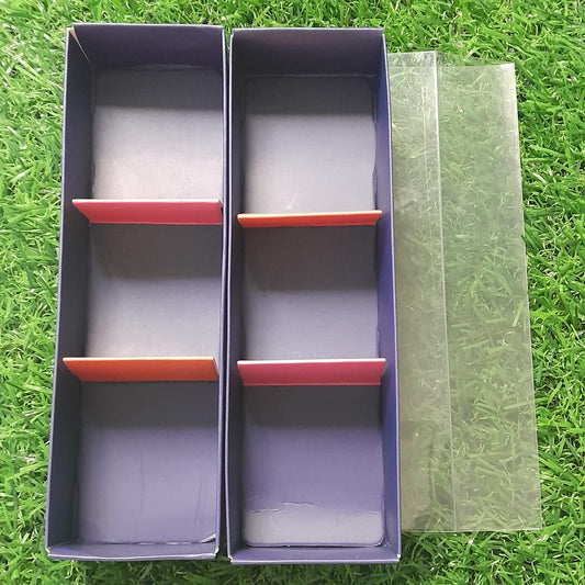 PVC 6 Cavity Chocolate Box - Blue