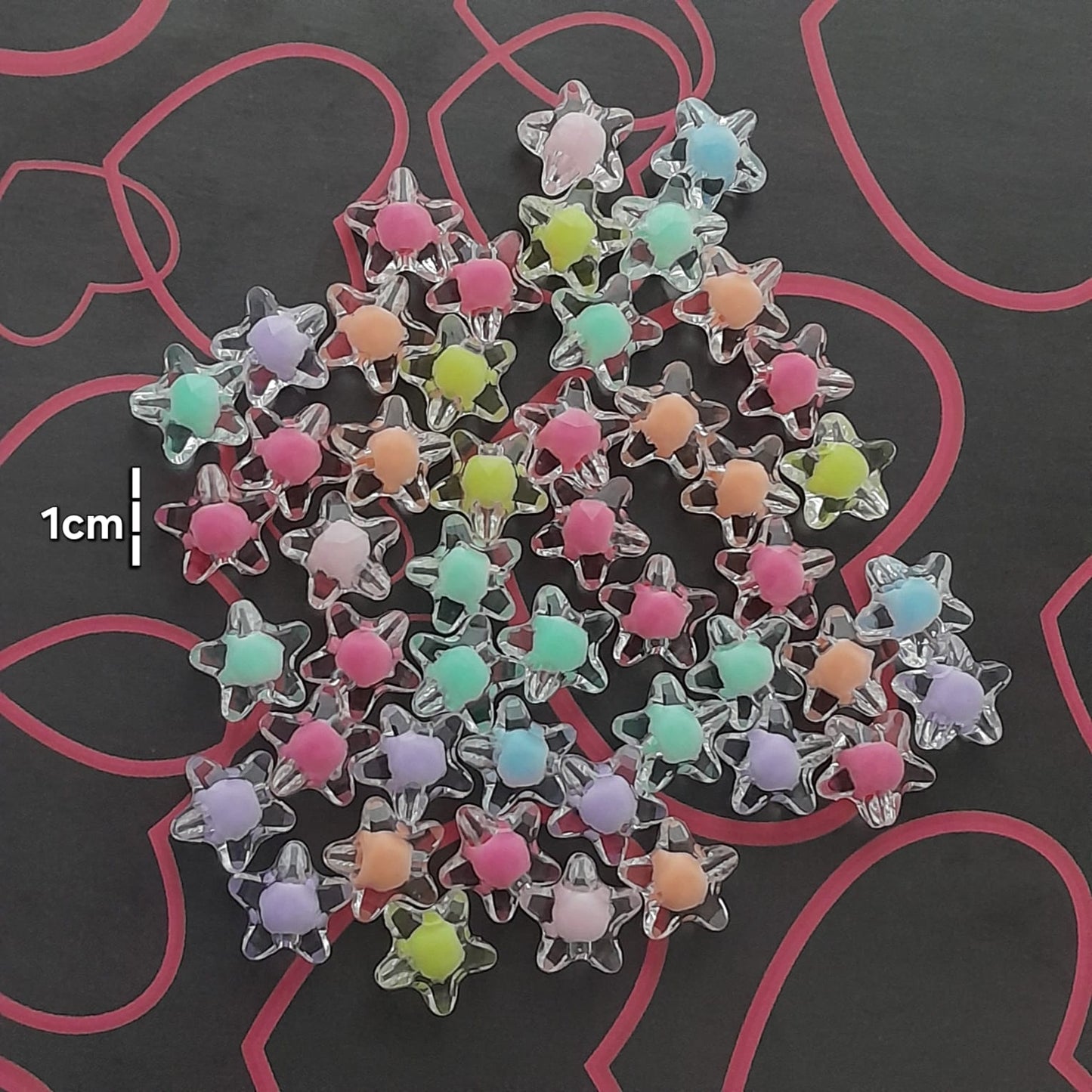 Pastel Color Double Layer Beads