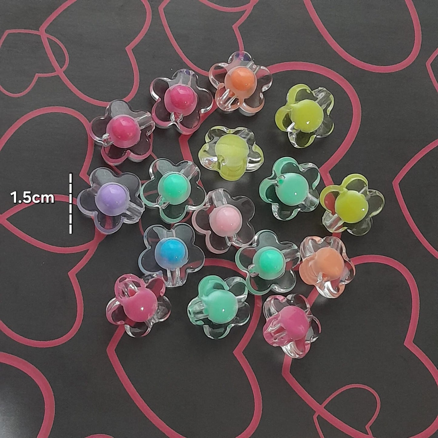 Pastel Color Double Layer Beads