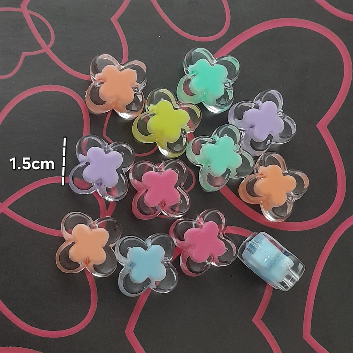 Pastel Color Double Layer Beads