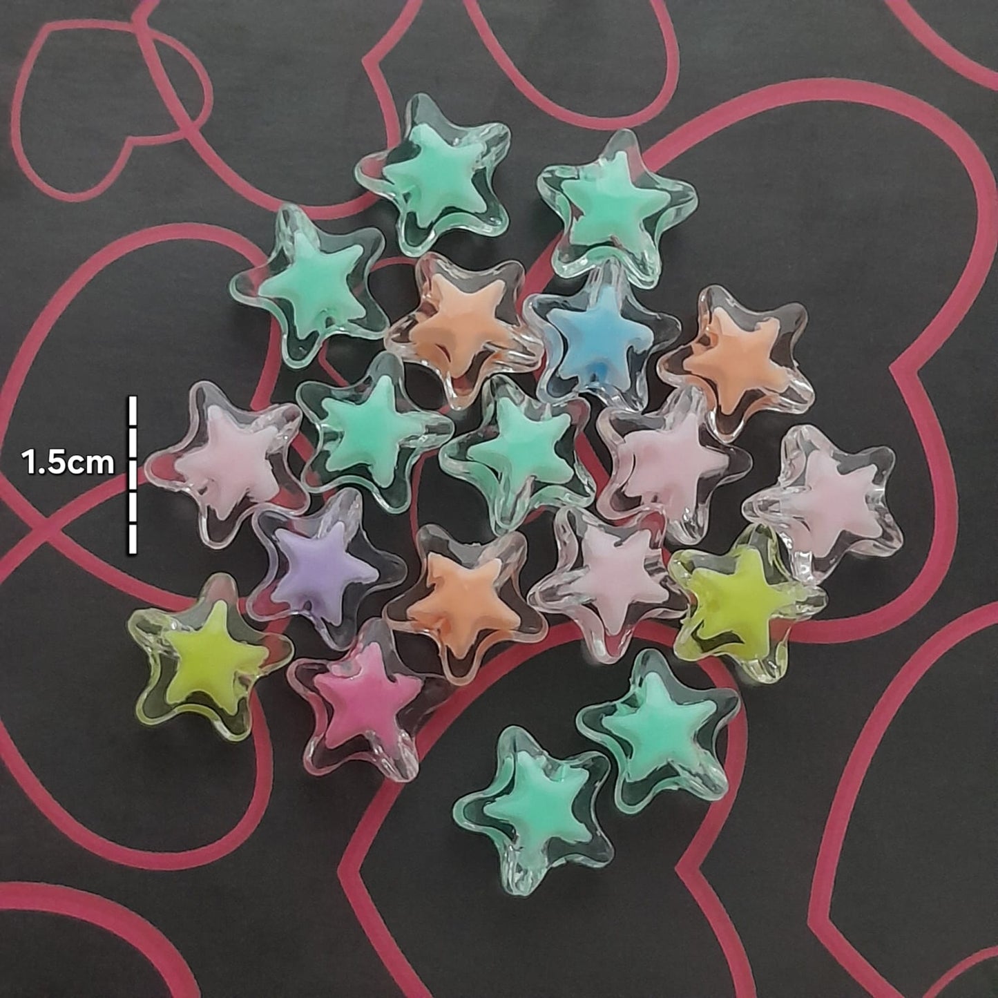 Pastel Color Double Layer Beads