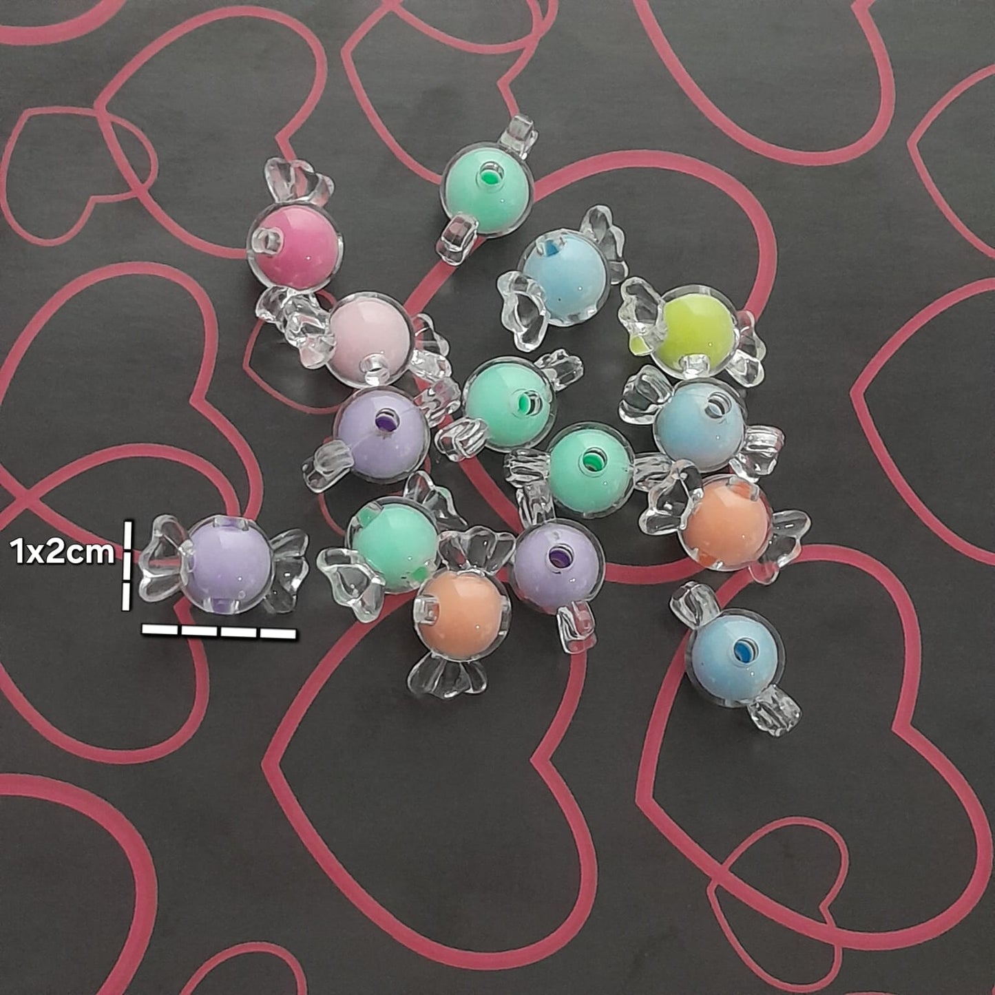 Pastel Color Double Layer Beads