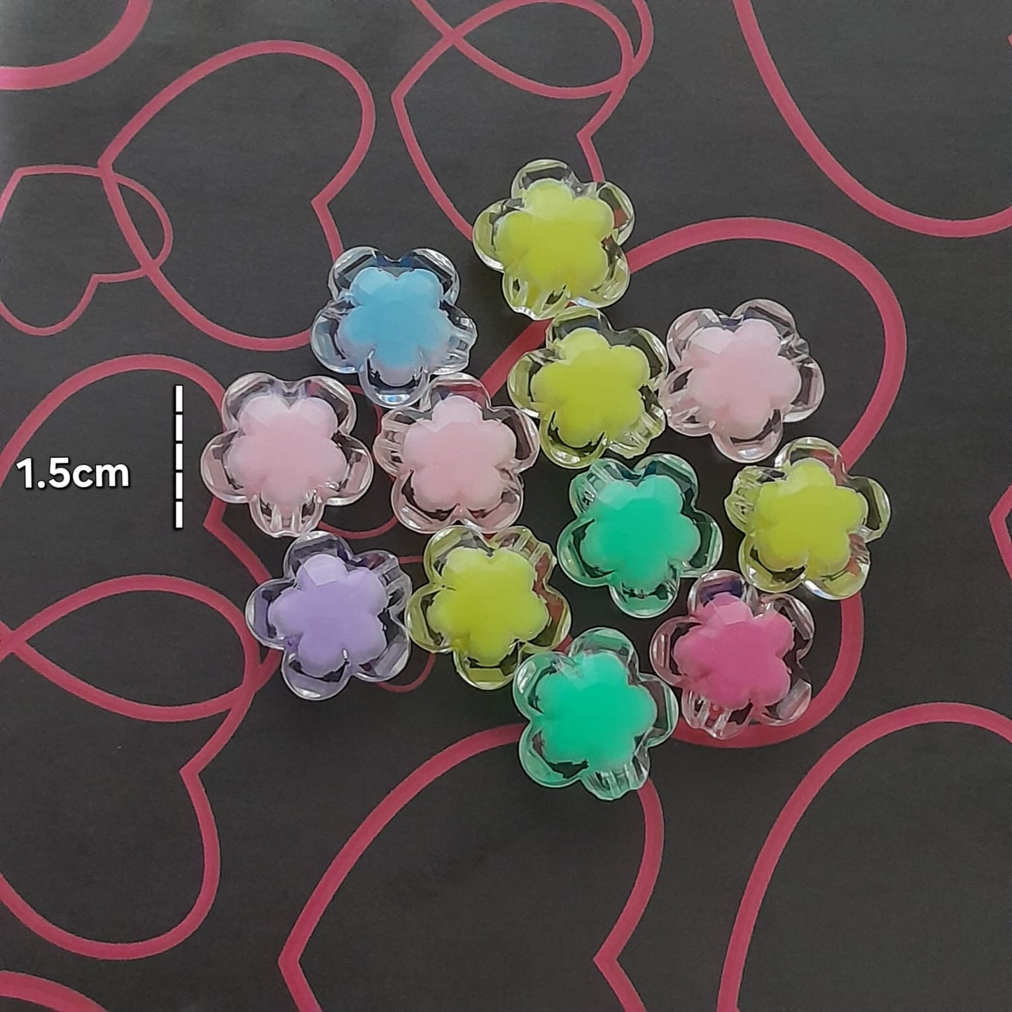 Pastel Color Double Layer Beads