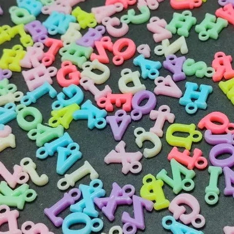 Plastic Alphabets Pendant - 20g