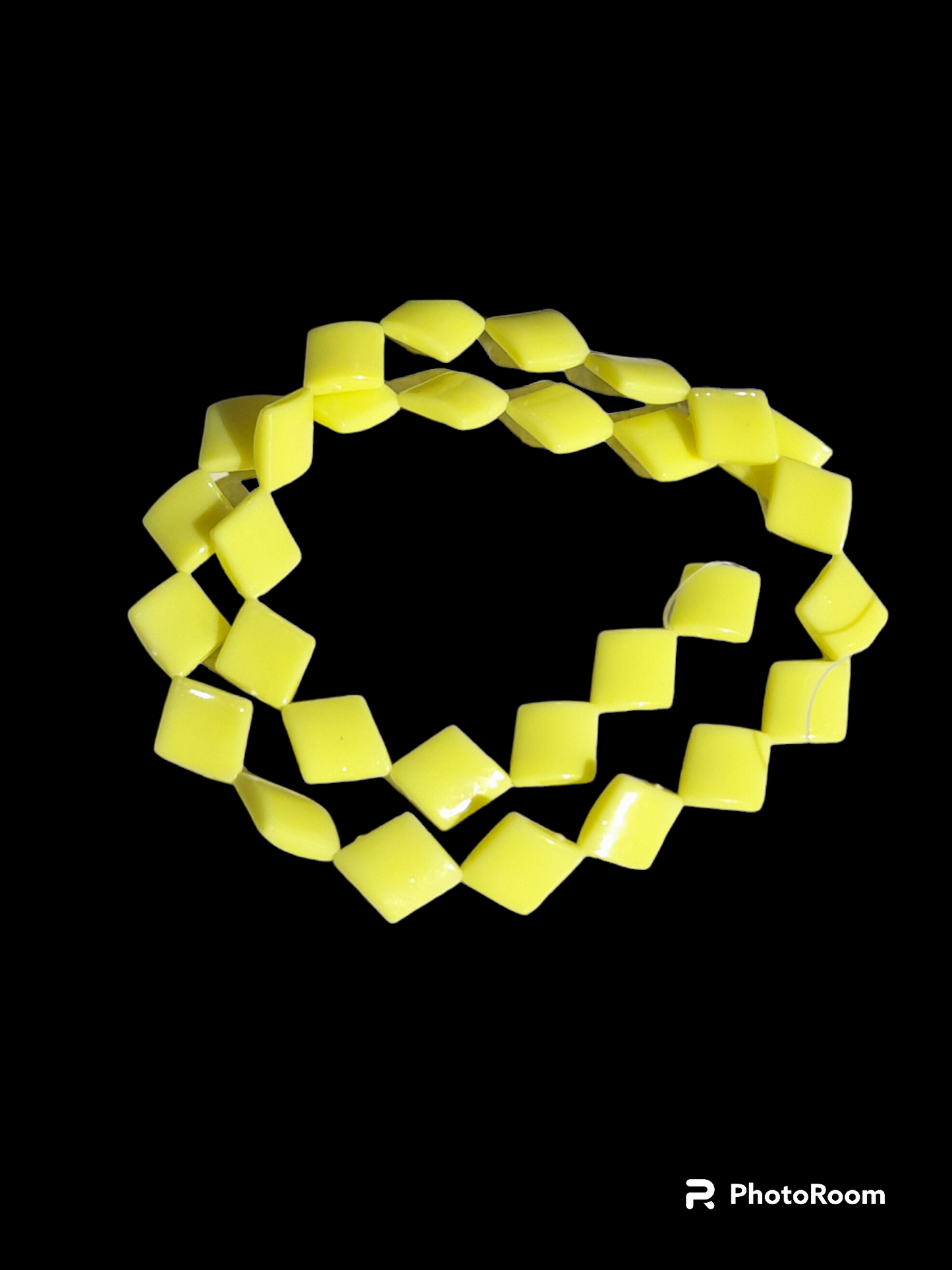 Plastic Beads | Flat Diamond