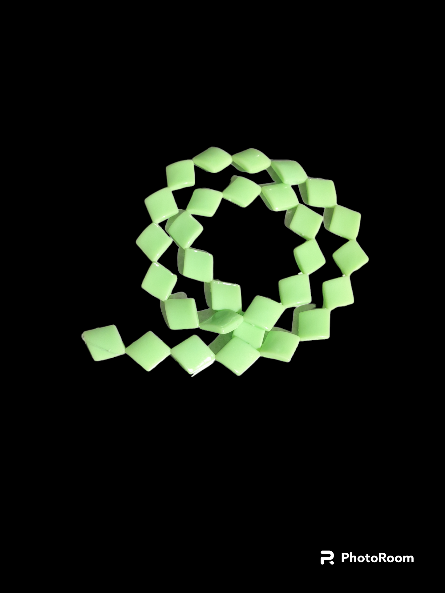 Plastic Beads | Flat Diamond