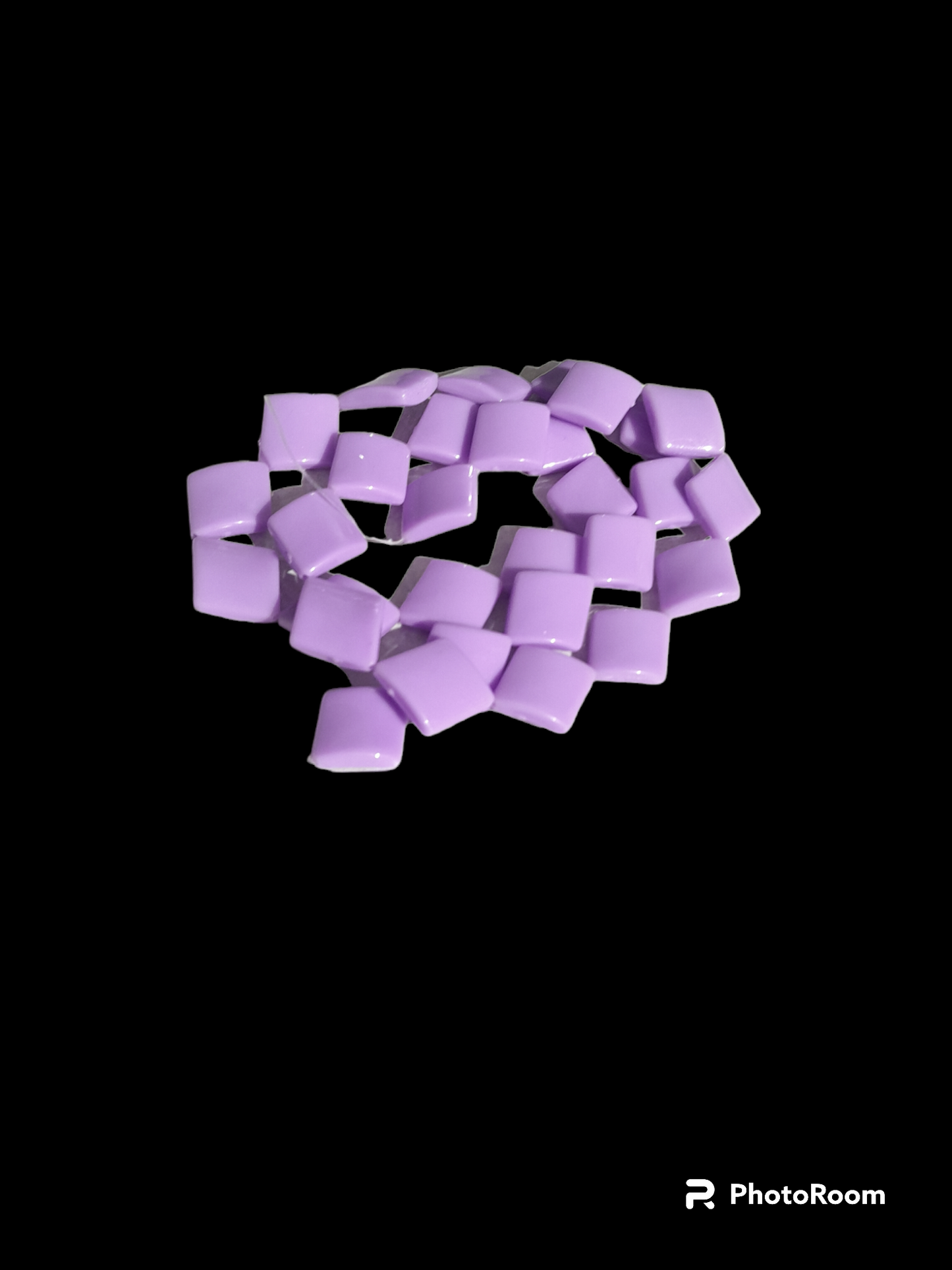 Plastic Beads | Flat Diamond