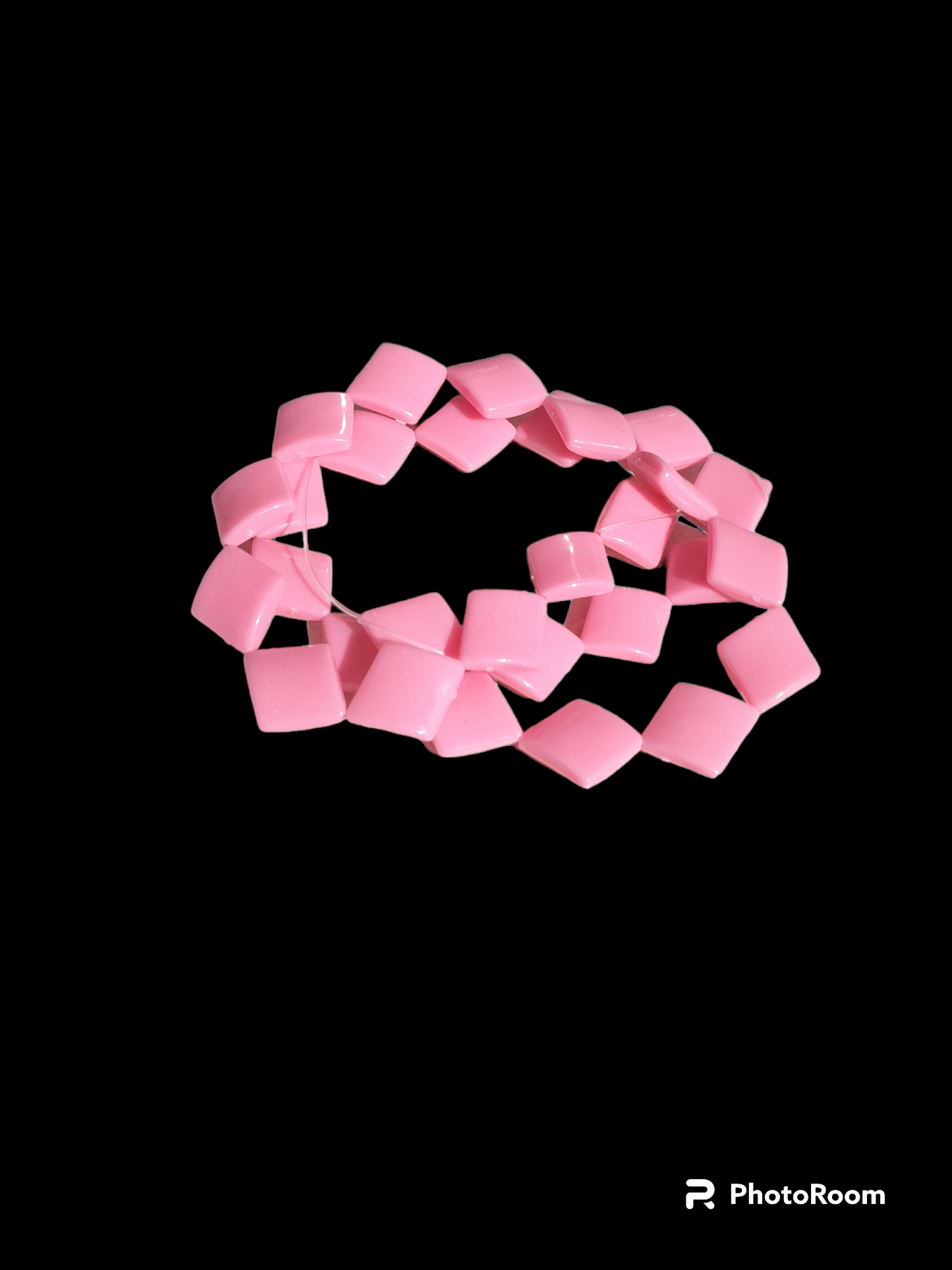 Plastic Beads | Flat Diamond